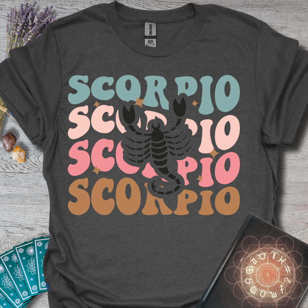Retro Scorpio Vibes T-Shirt