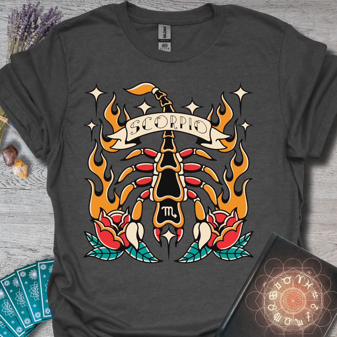 Scorpio's Fiery Sting T-Shirt