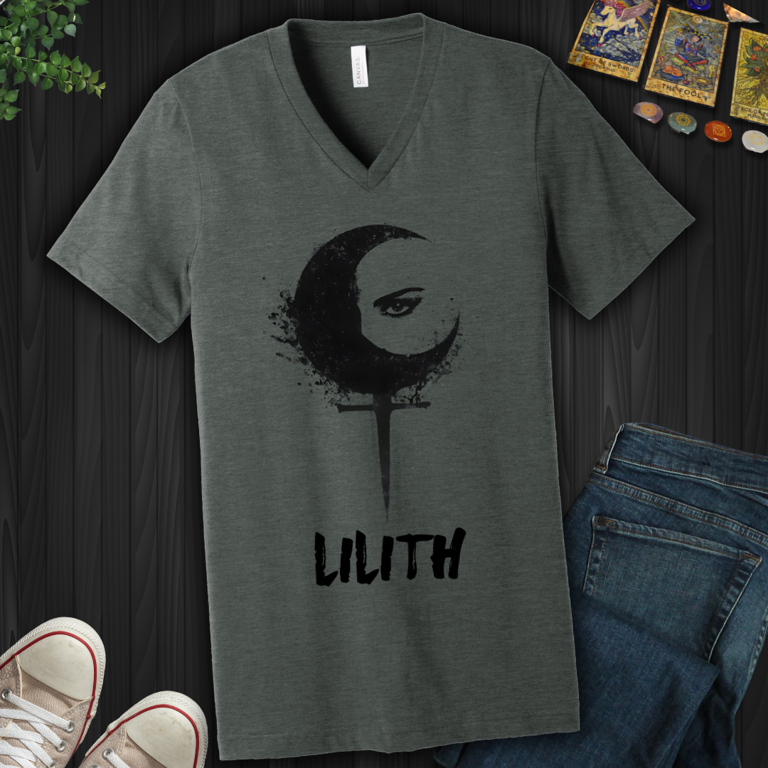 Shadow Of Lilith V-Neck Tee