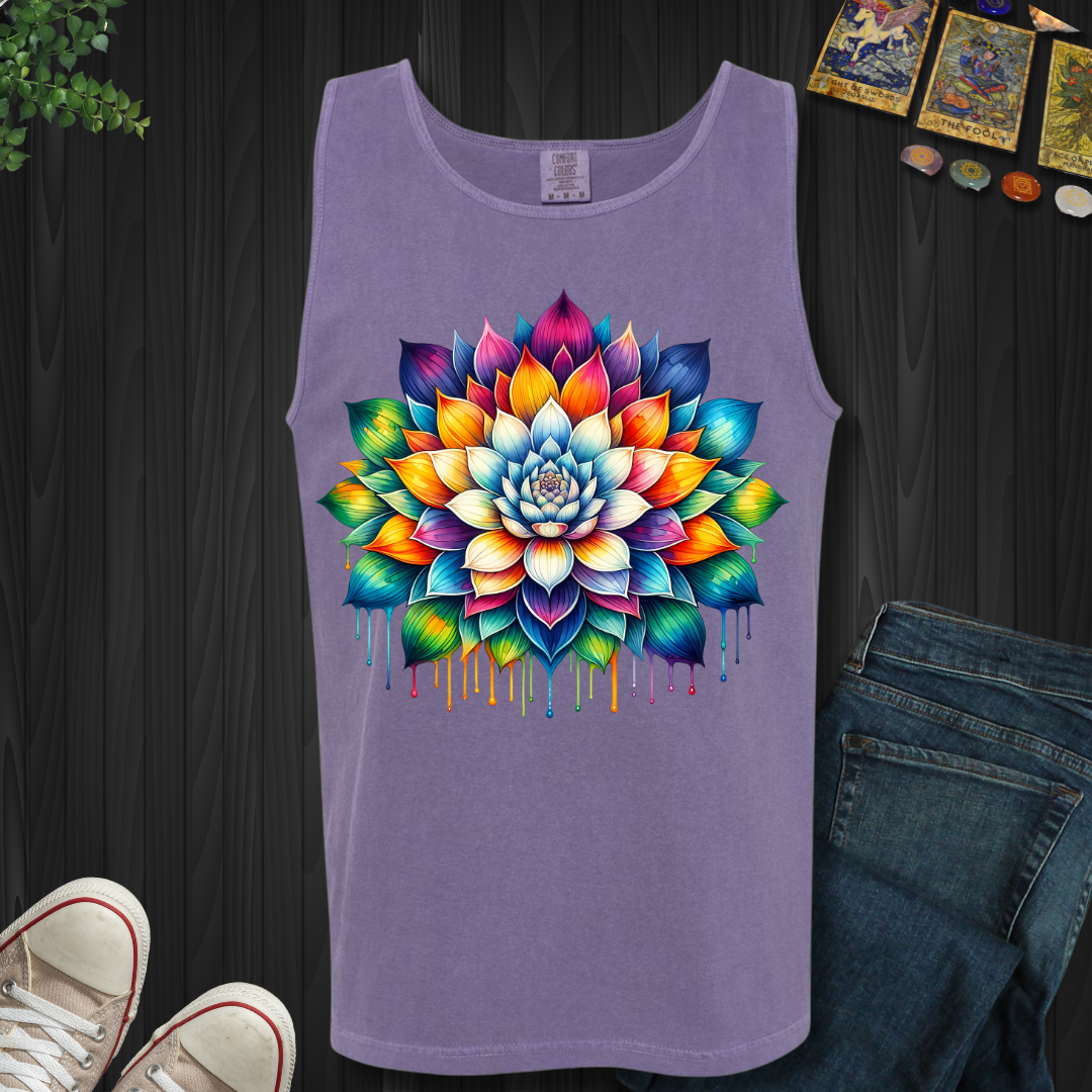 Dripping Lotus Tank Top