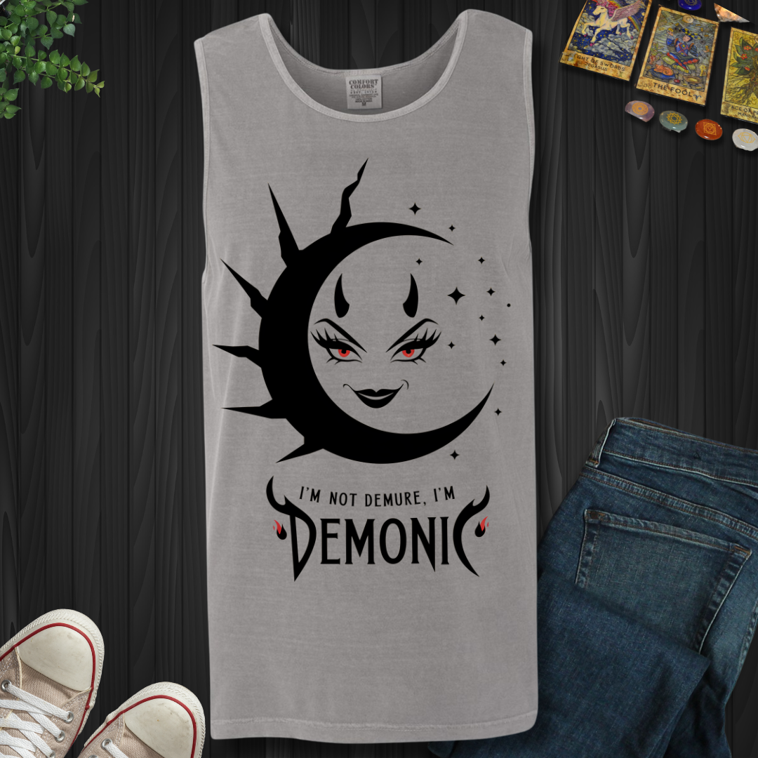 Not Demure, Demonic Tank Top