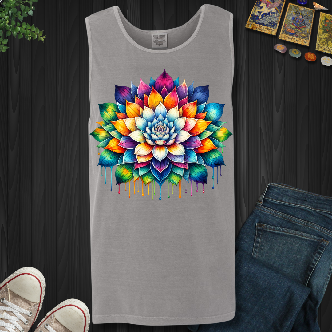 Dripping Lotus Tank Top