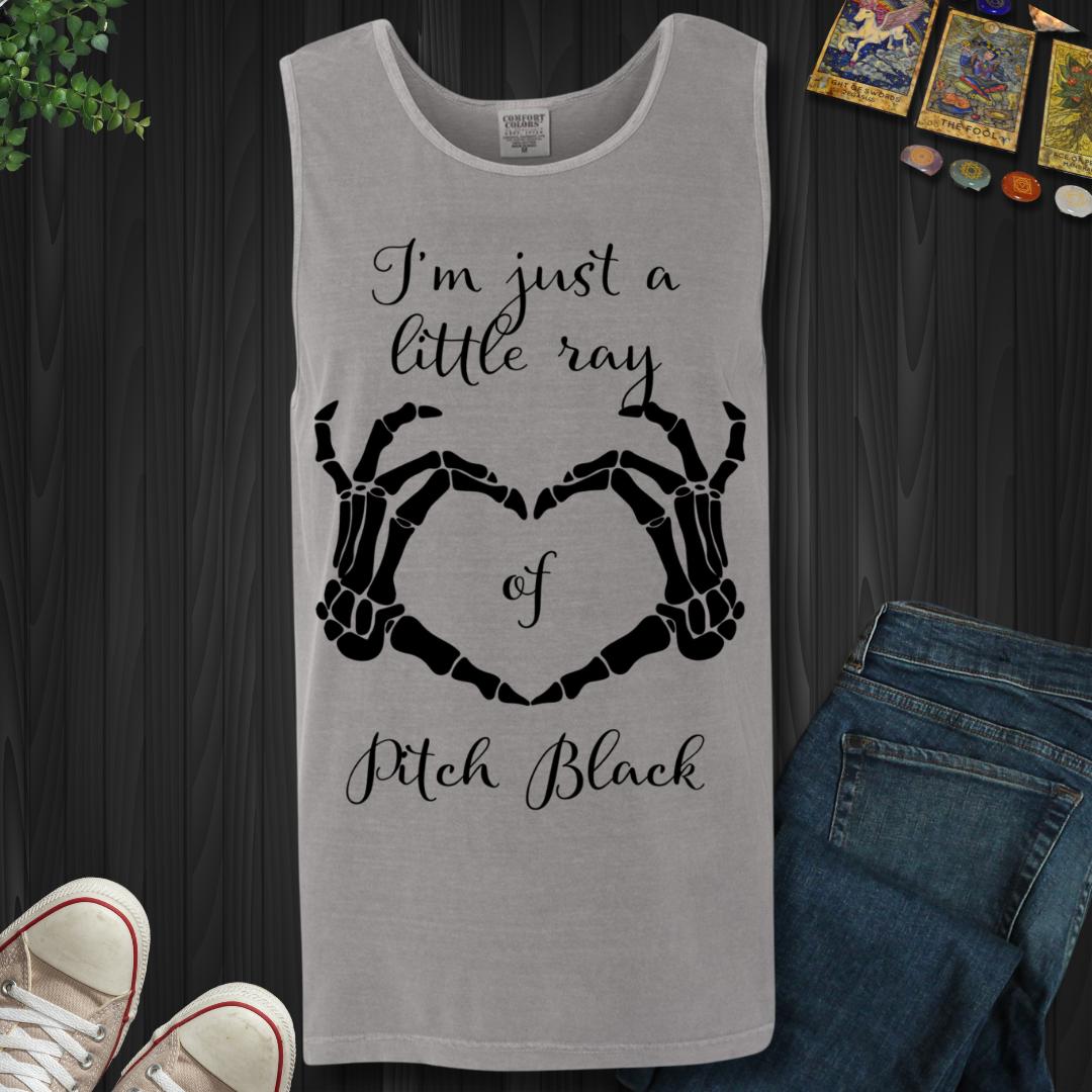 Little Ray Of Pitch Black Tank Top