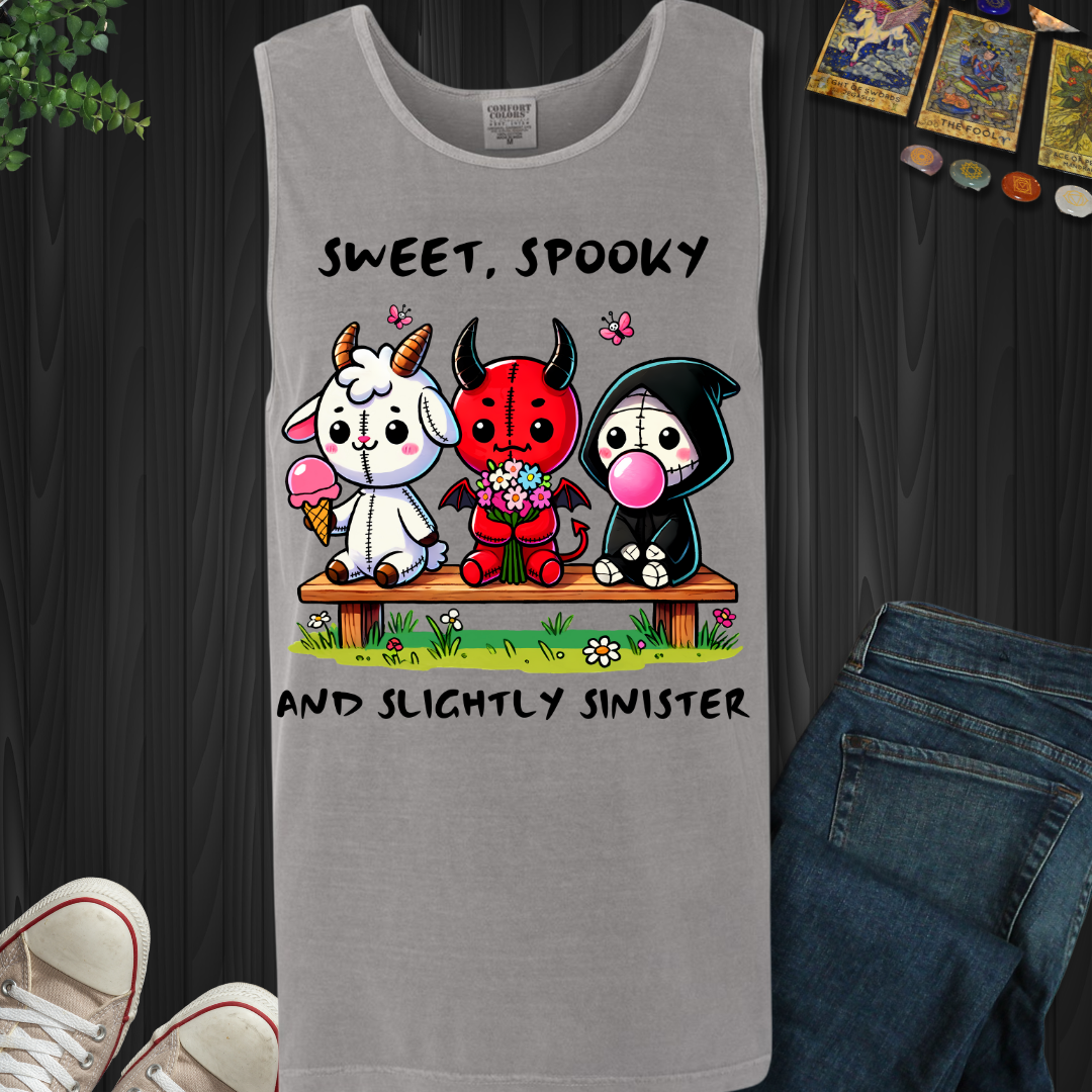 Sweet, Spooky and Slightly Sinister Tank Top
