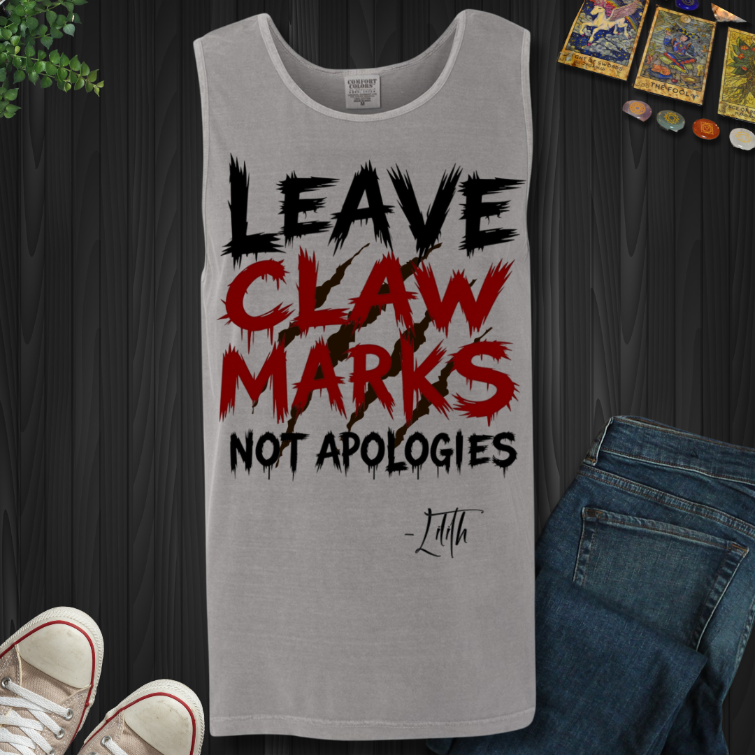 Claw Marks, Not Apologies Tank Top