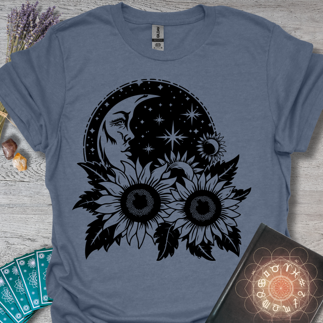 Sunflower and Moon T-Shirt
