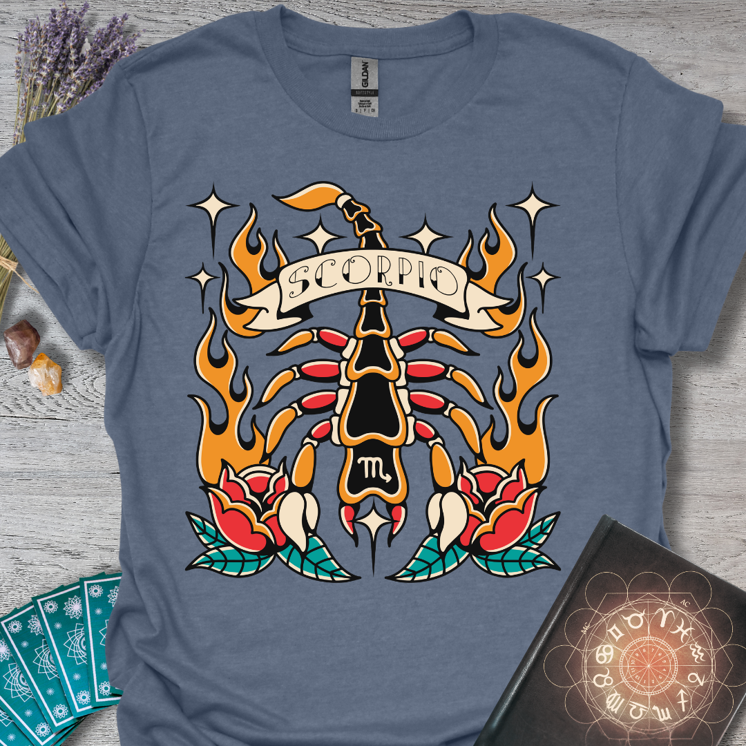 Scorpio's Fiery Sting T-Shirt