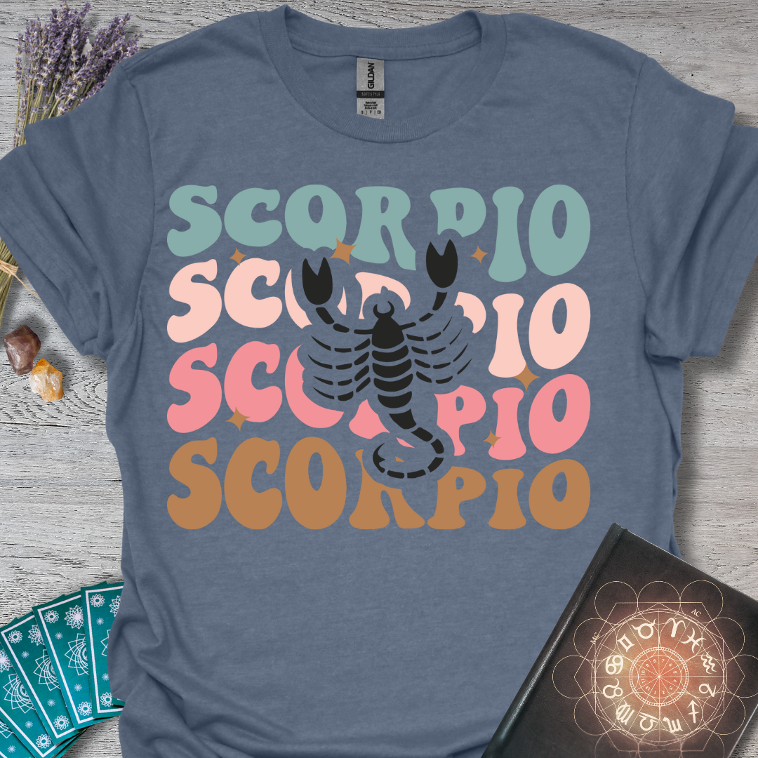 Retro Scorpio Vibes T-Shirt