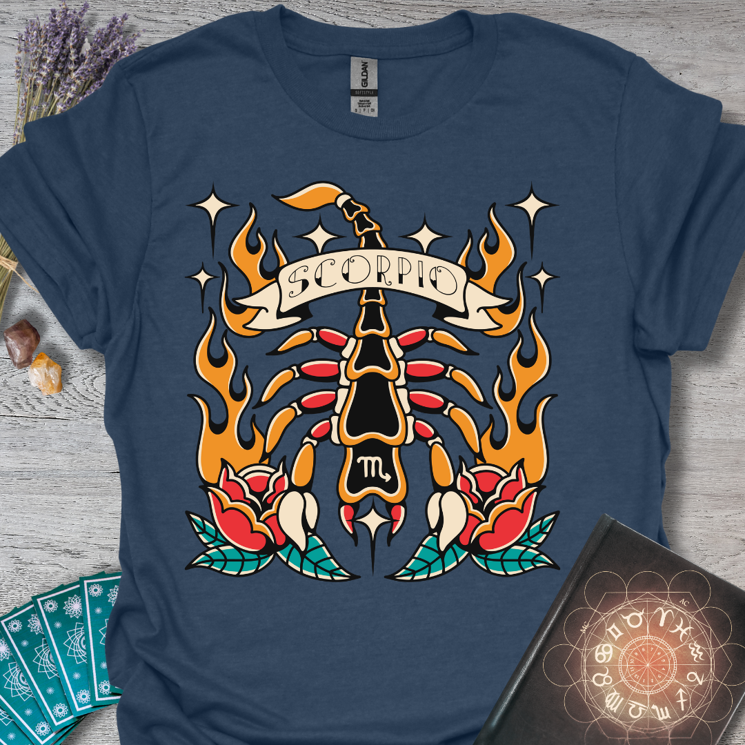 Scorpio's Fiery Sting T-Shirt