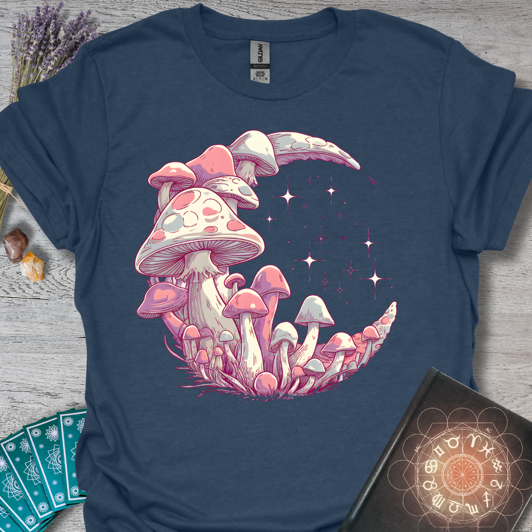 Enchanted Mushroom Crescent T-Shirt