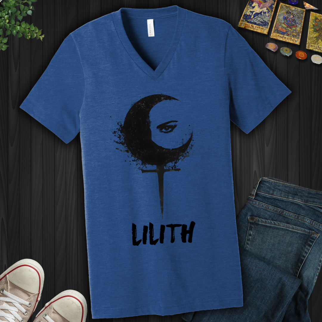 Shadow Of Lilith V-Neck Tee