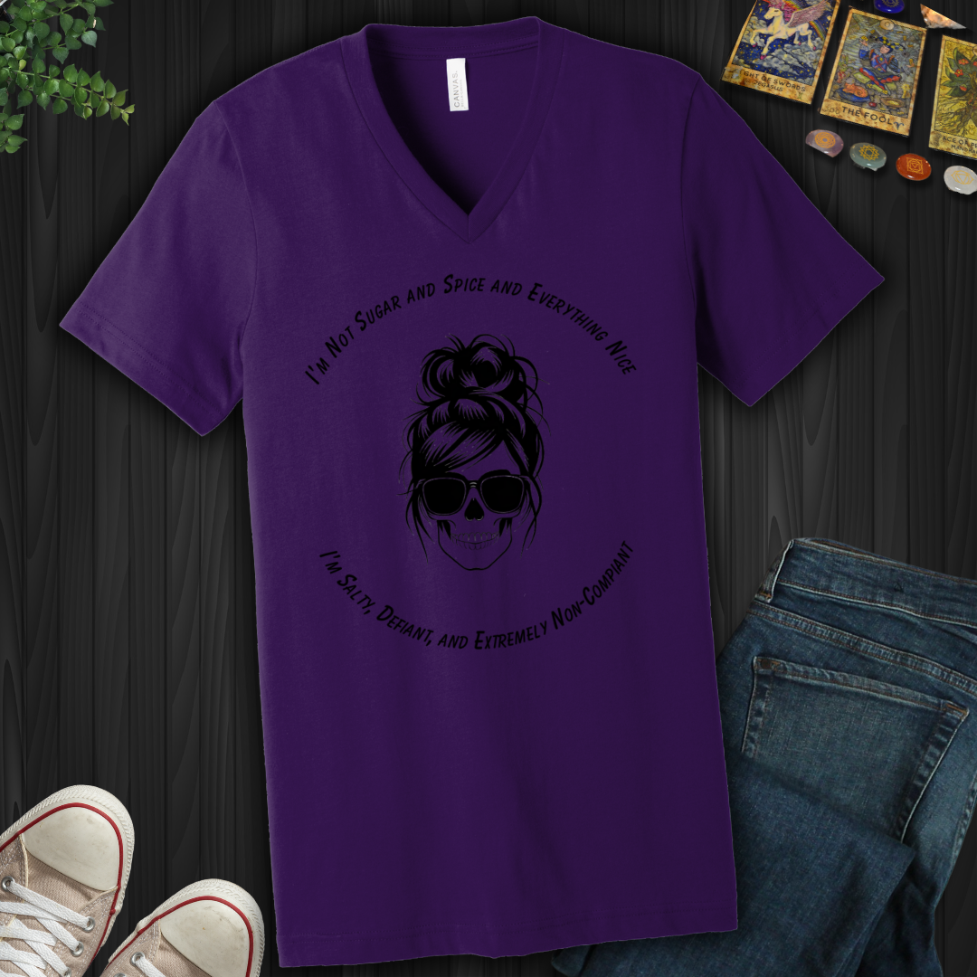 Rebel Chic V-Neck Tee