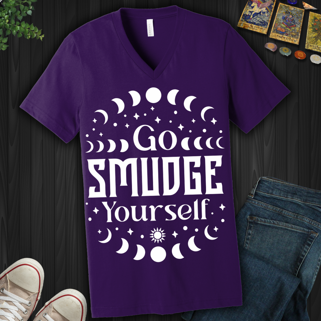 Go Smudge Yourself V-Neck Tee