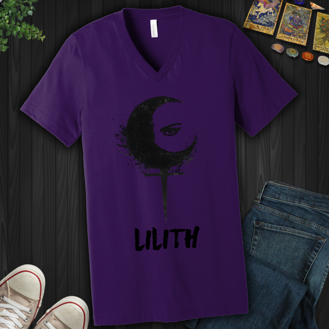 Shadow Of Lilith V-Neck Tee