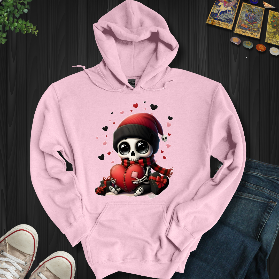 Dead Cute For Valentines Hooded Sweatshirt