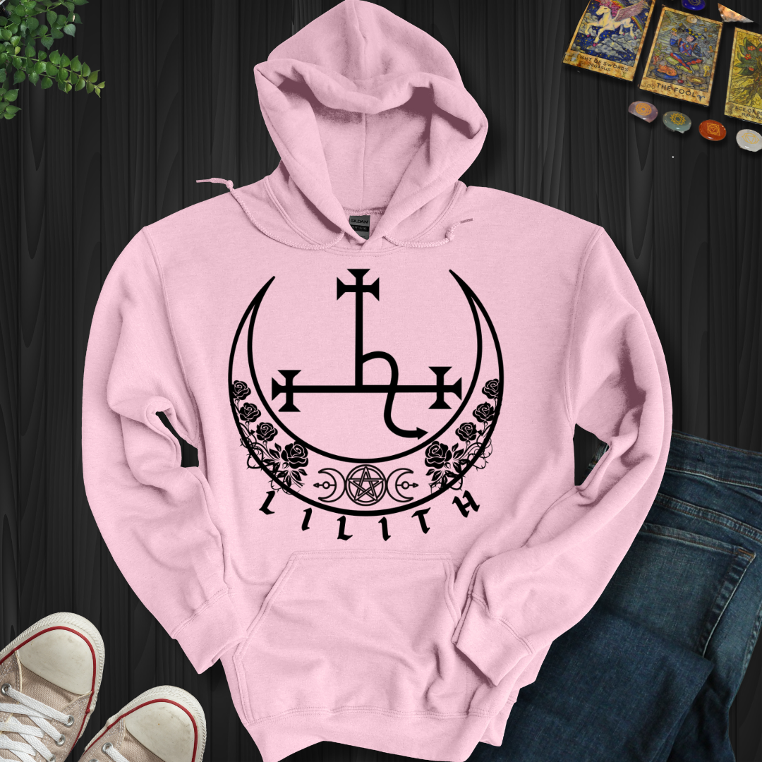 Shadowed Seal of Lilith Hooded Sweatshirt