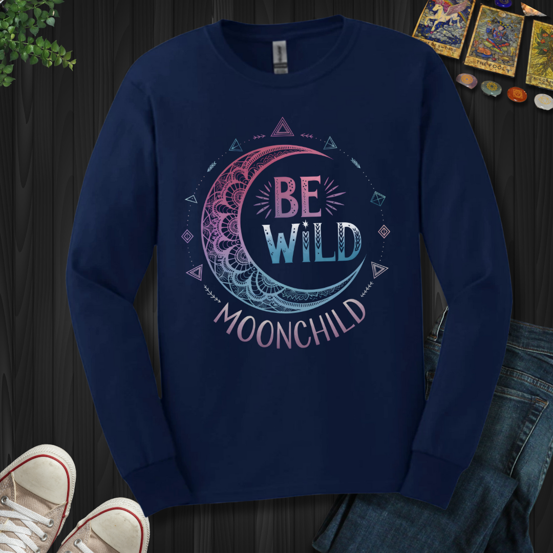Be Wild Moon Child Long Sleeve Tee