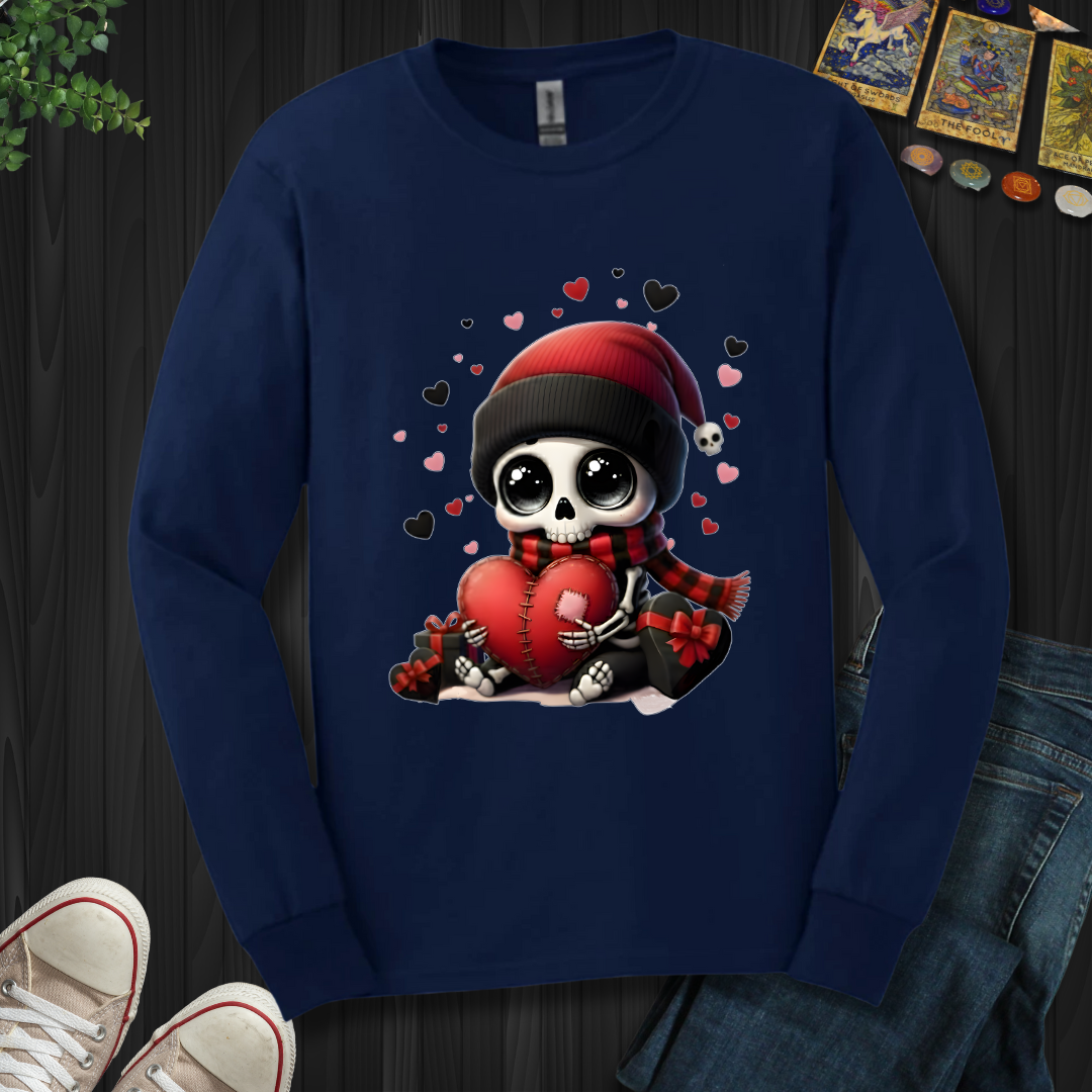 Dead Cute For Valentines Long Sleeve Tee