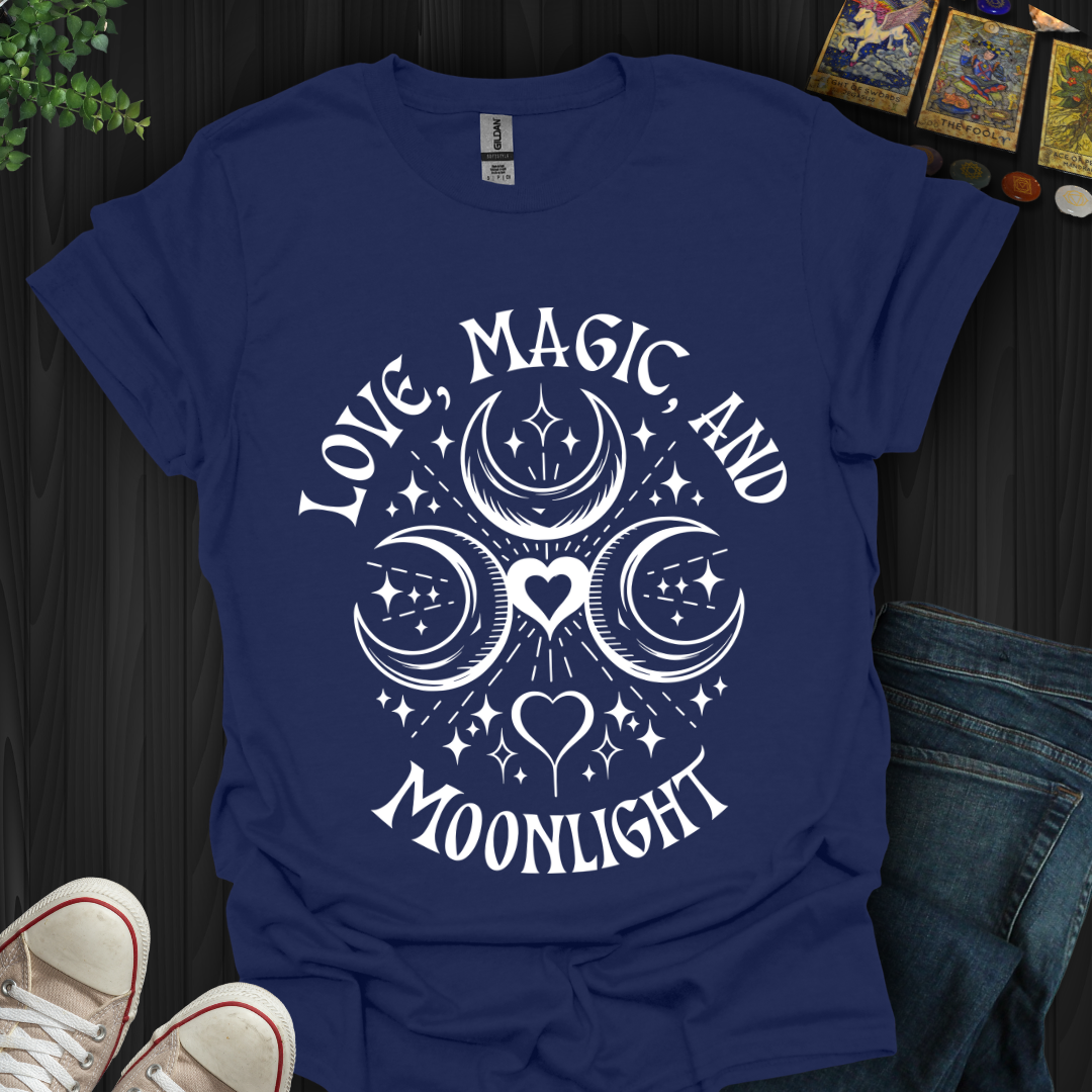 Love, Magic, and Moonlight T-Shirt