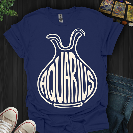 Aquarius: The Cosmic Visionary T-Shirt