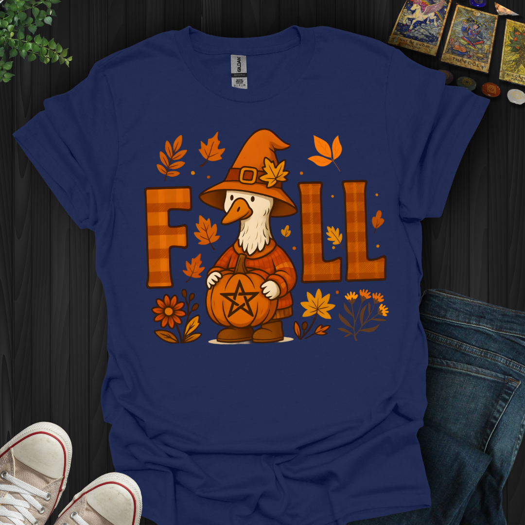 Witchy Goose Fall Vibes T-Shirt