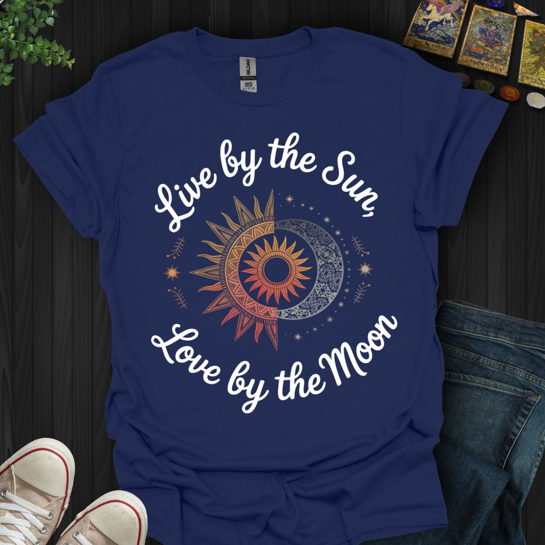 Tribal Sun, Mystic Moon T-Shirt