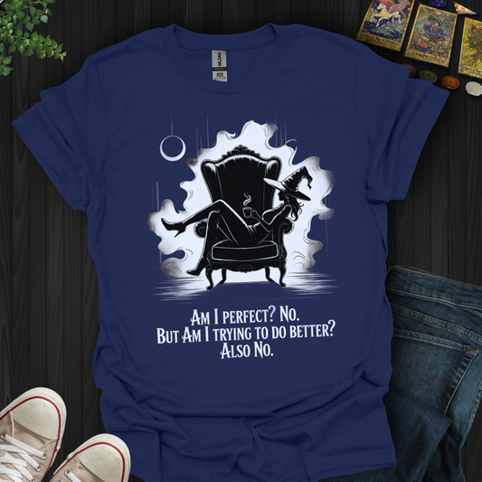 Perfect? No. Trying? Also No T-Shirt