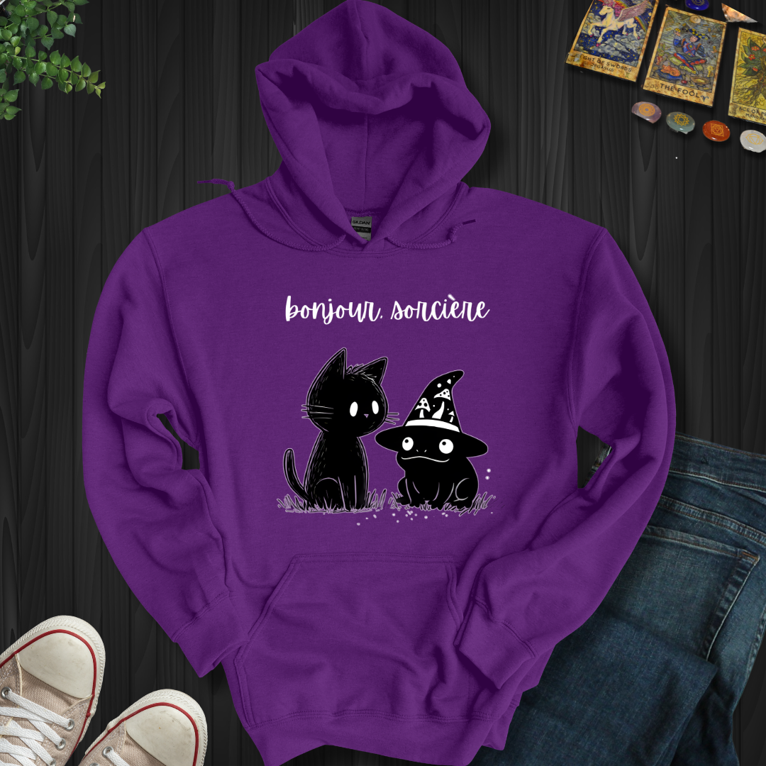 Bonjour Sorcier Hooded Sweatshirt