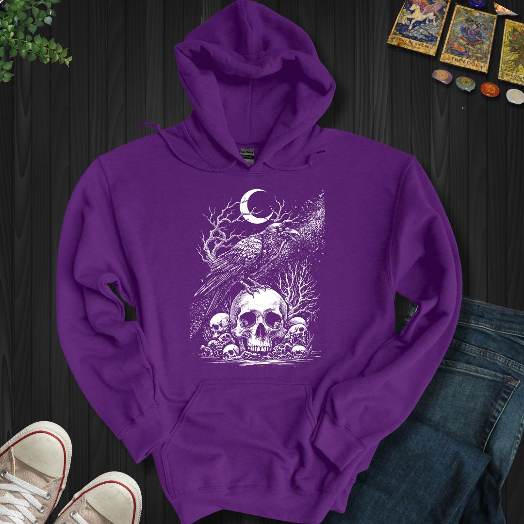 Moonlit Omen Hooded Sweatshirt