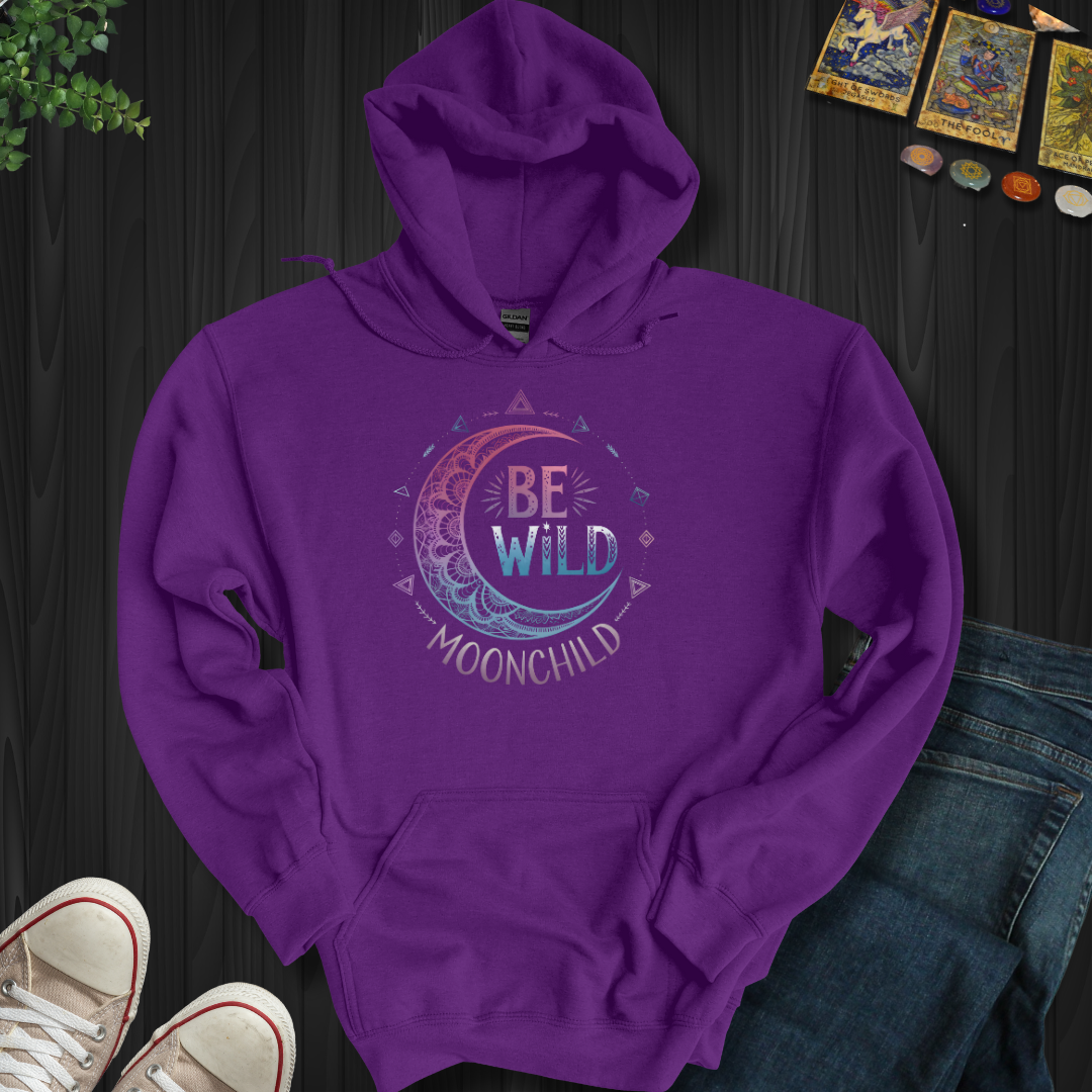 Be Wild Moon Child Hooded Sweatshirt