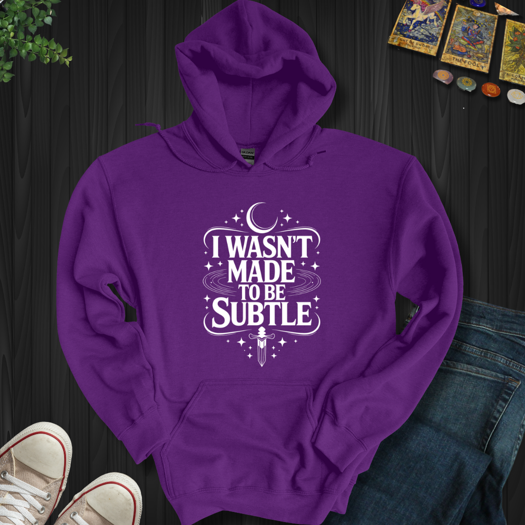 Not Subtle Hooded Sweatshirt