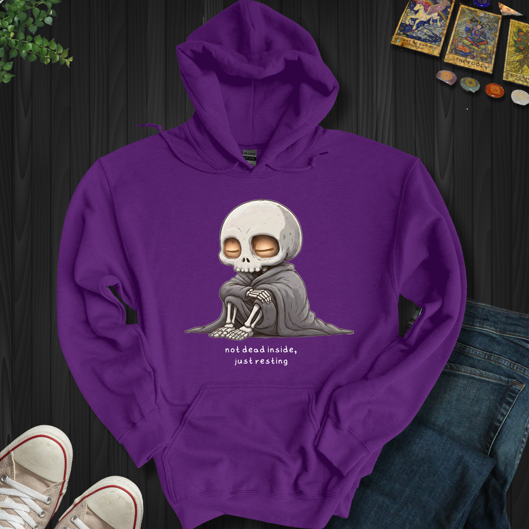 Just Resting Hooded Sweatshirt