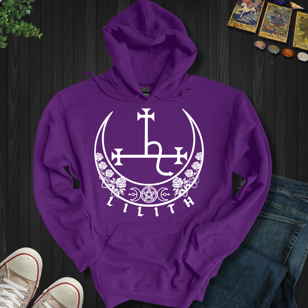 Lilith's Midnight Sigil Hooded Sweatshirt