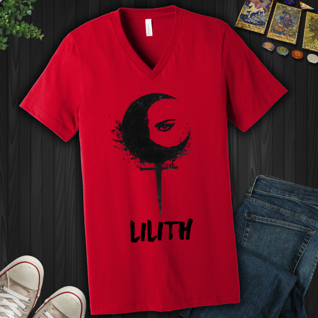 Shadow Of Lilith V-Neck Tee