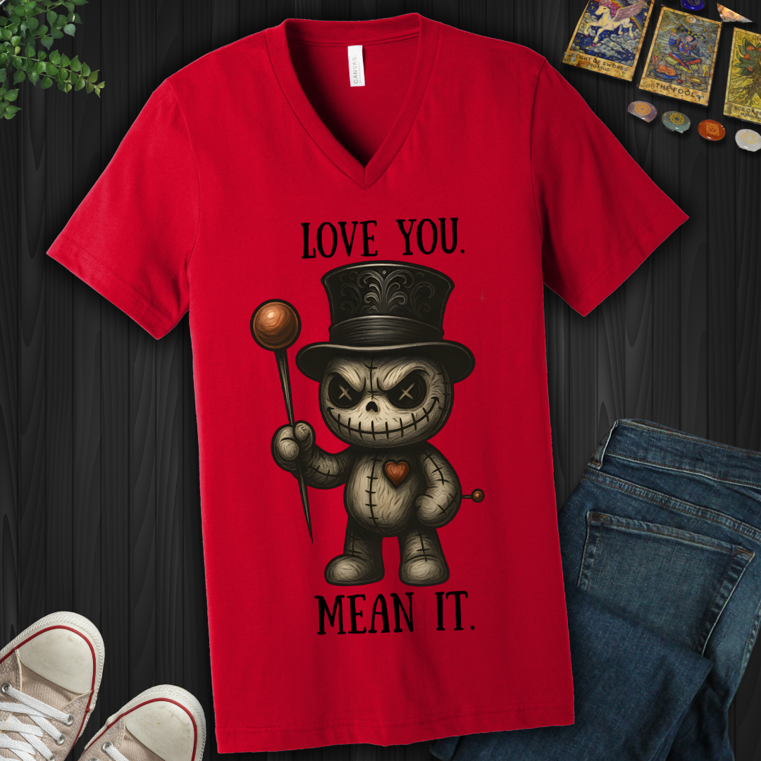 Love You Mean It V-Neck Tee