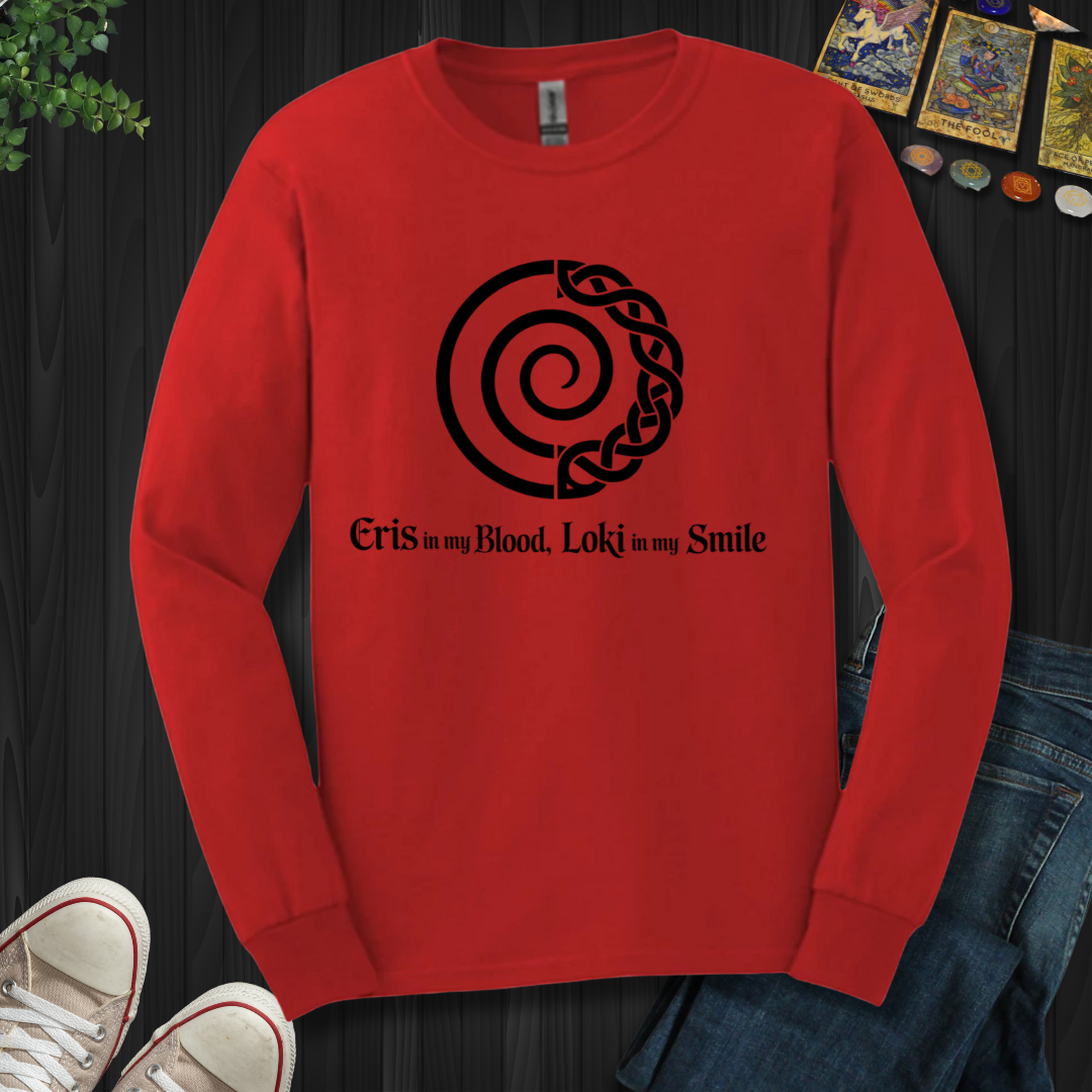 Eris In Blood, Loki In Smile Long Sleeve Tee