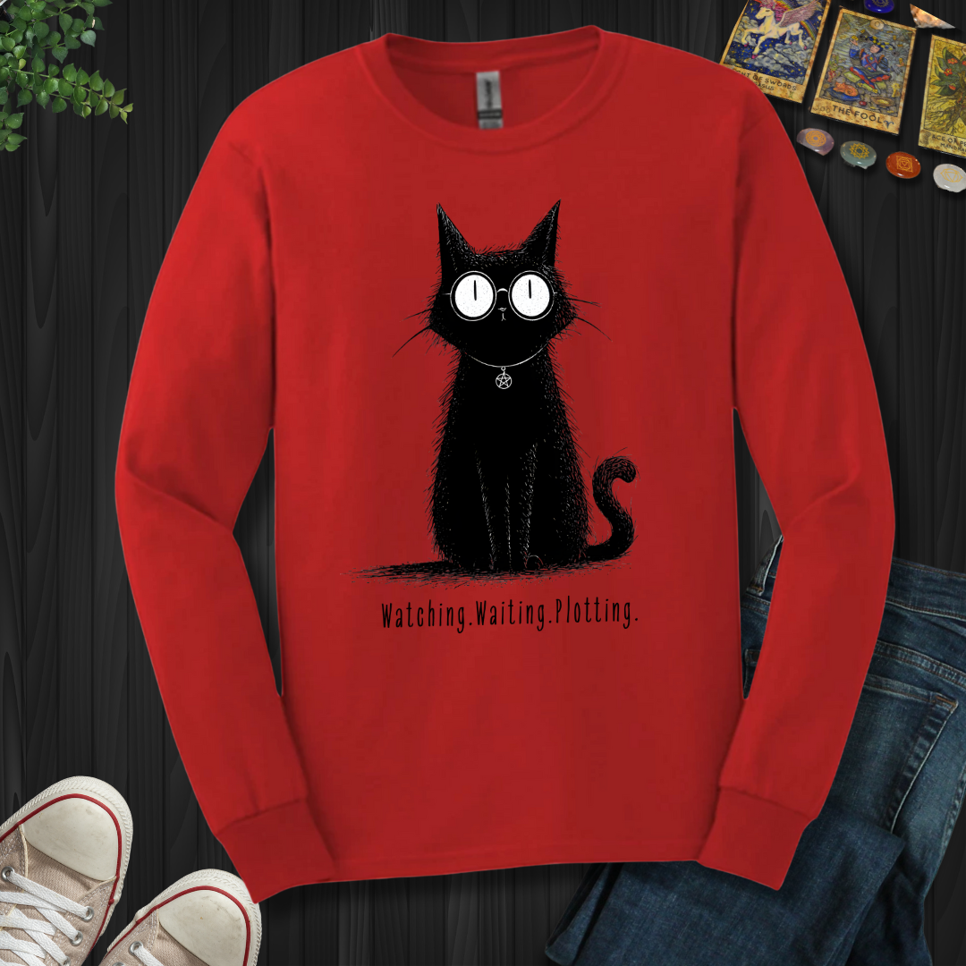 Watching. Waiting. Plotting Long Sleeve Tee