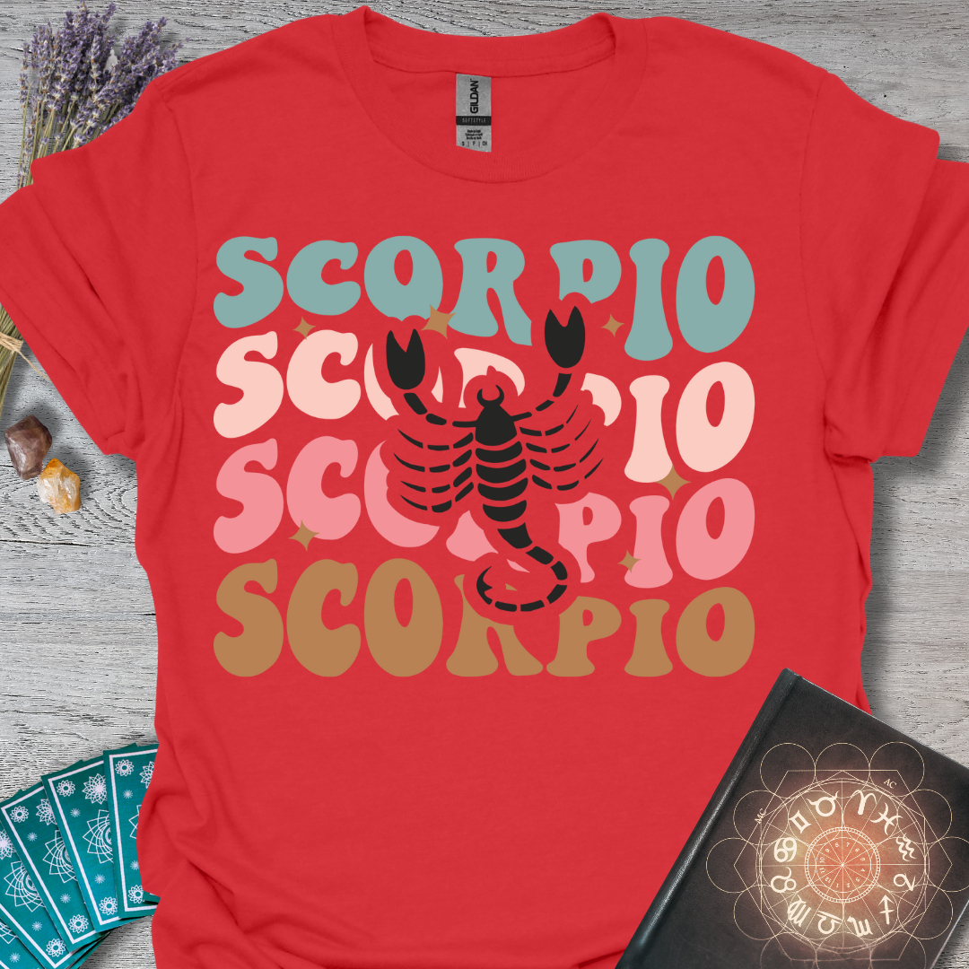 Retro Scorpio Vibes T-Shirt