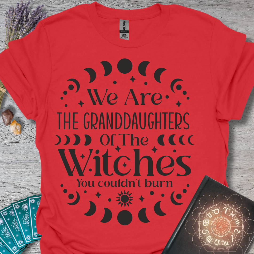 We Are The Granddaughters Of The Witch's You Couldn't Burn T-Shirt