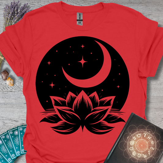 Starry Moon Lotus T-Shirt
