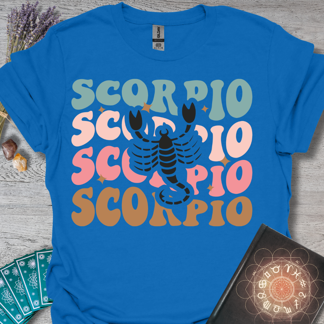 Retro Scorpio Vibes T-Shirt