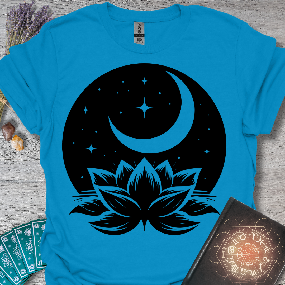 Starry Moon Lotus T-Shirt