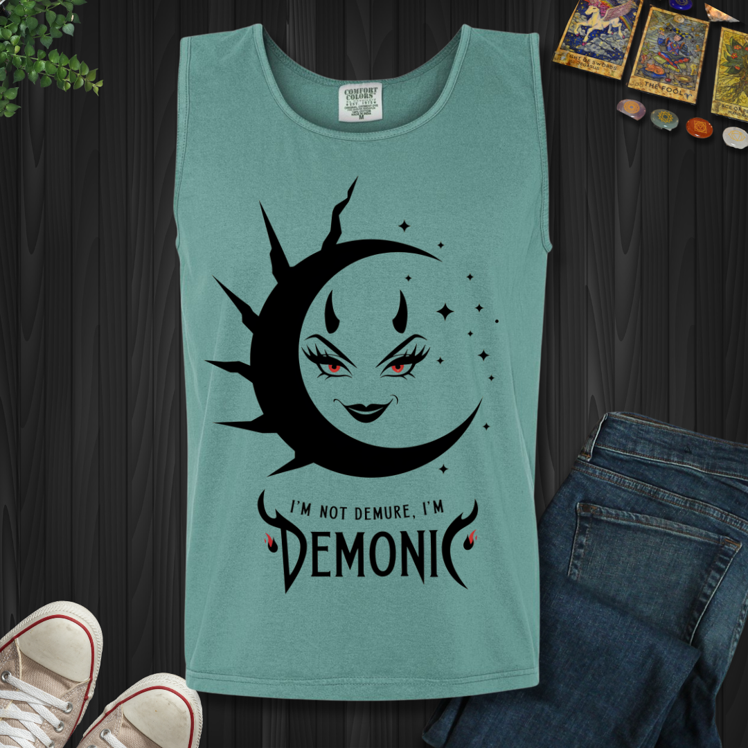Not Demure, Demonic Tank Top
