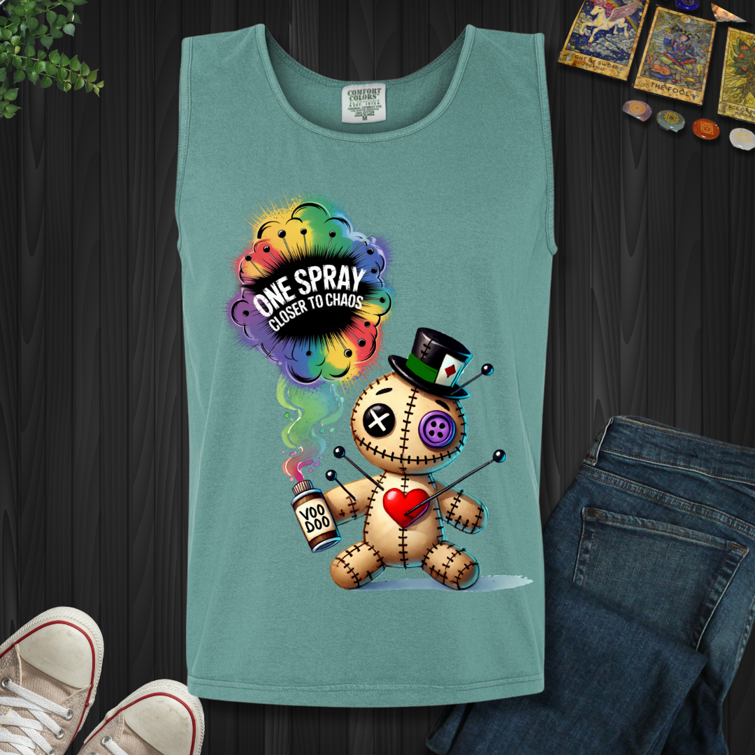 One Spray Closer To Chaos Tank Top