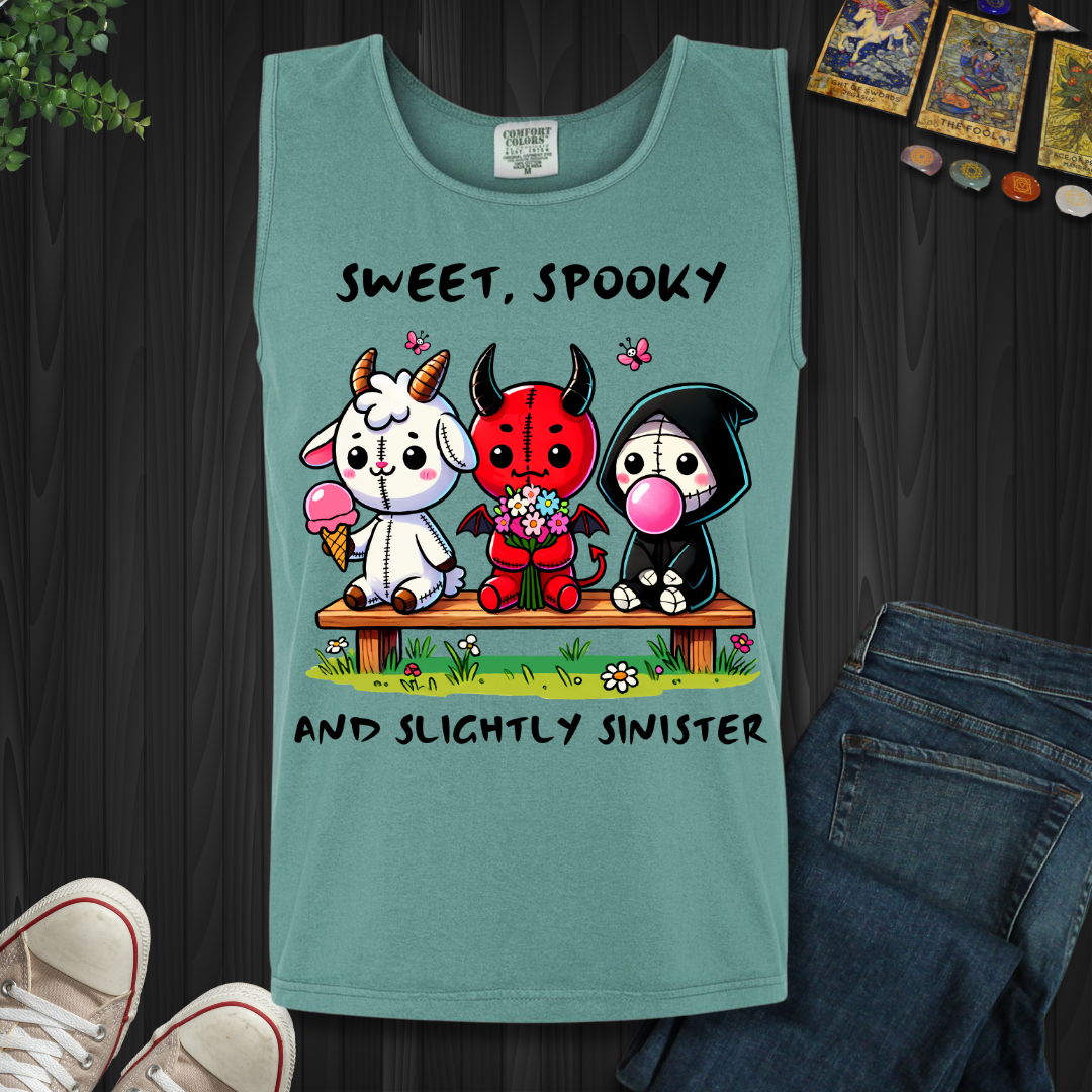 Sweet, Spooky and Slightly Sinister Tank Top