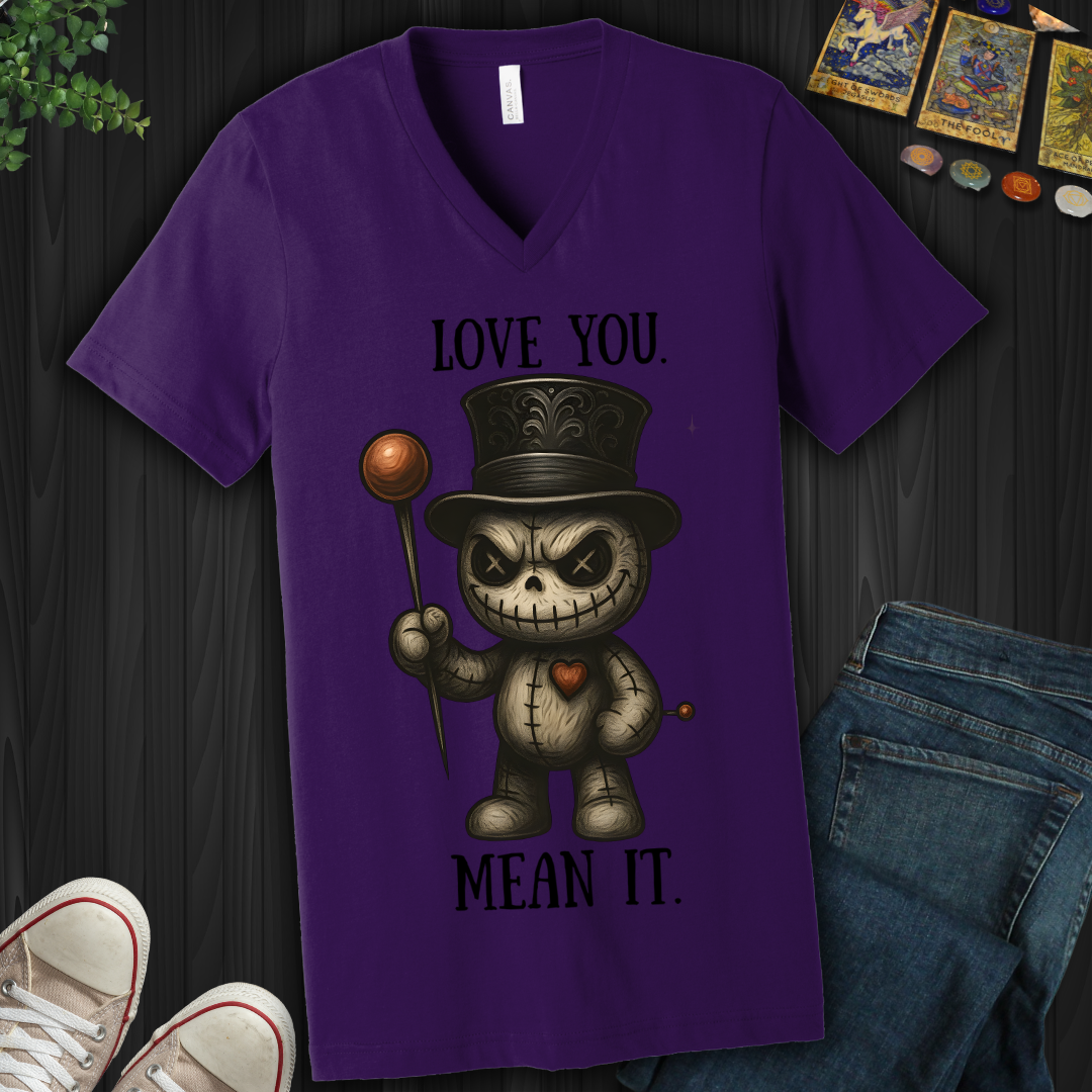 Love You Mean It V-Neck Tee