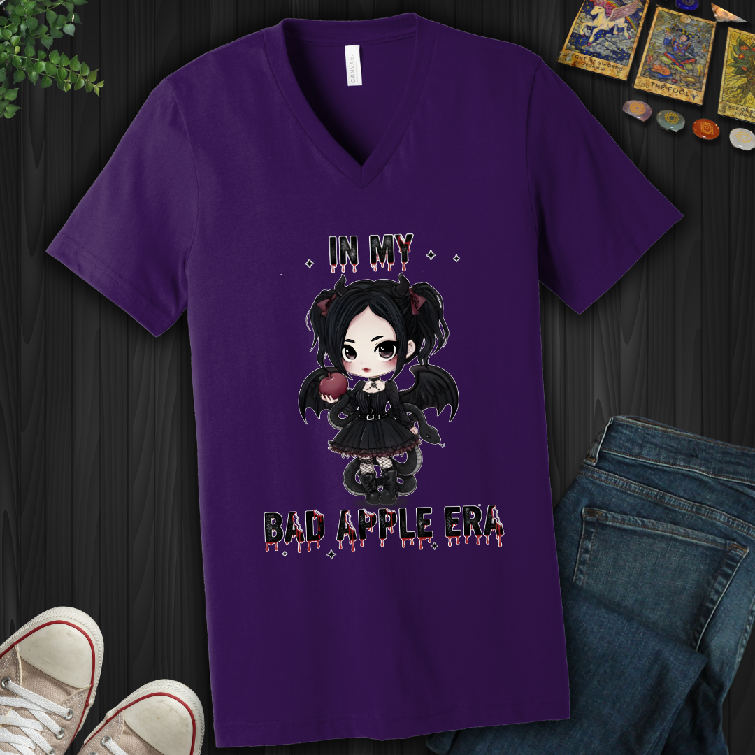 In My Bad Apple Era V-Neck Tee