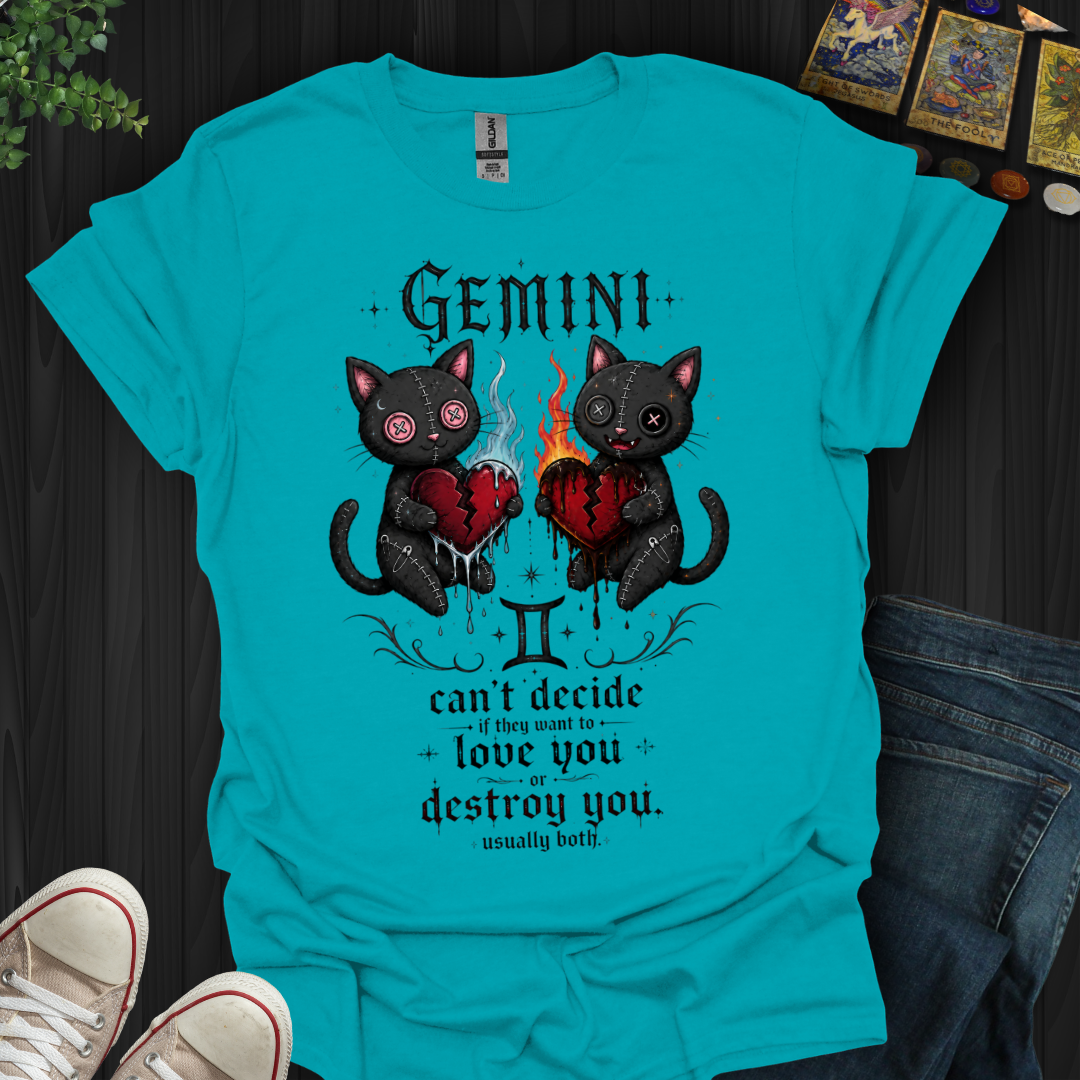 Gemini: Love You Or Destroy You T-Shirt