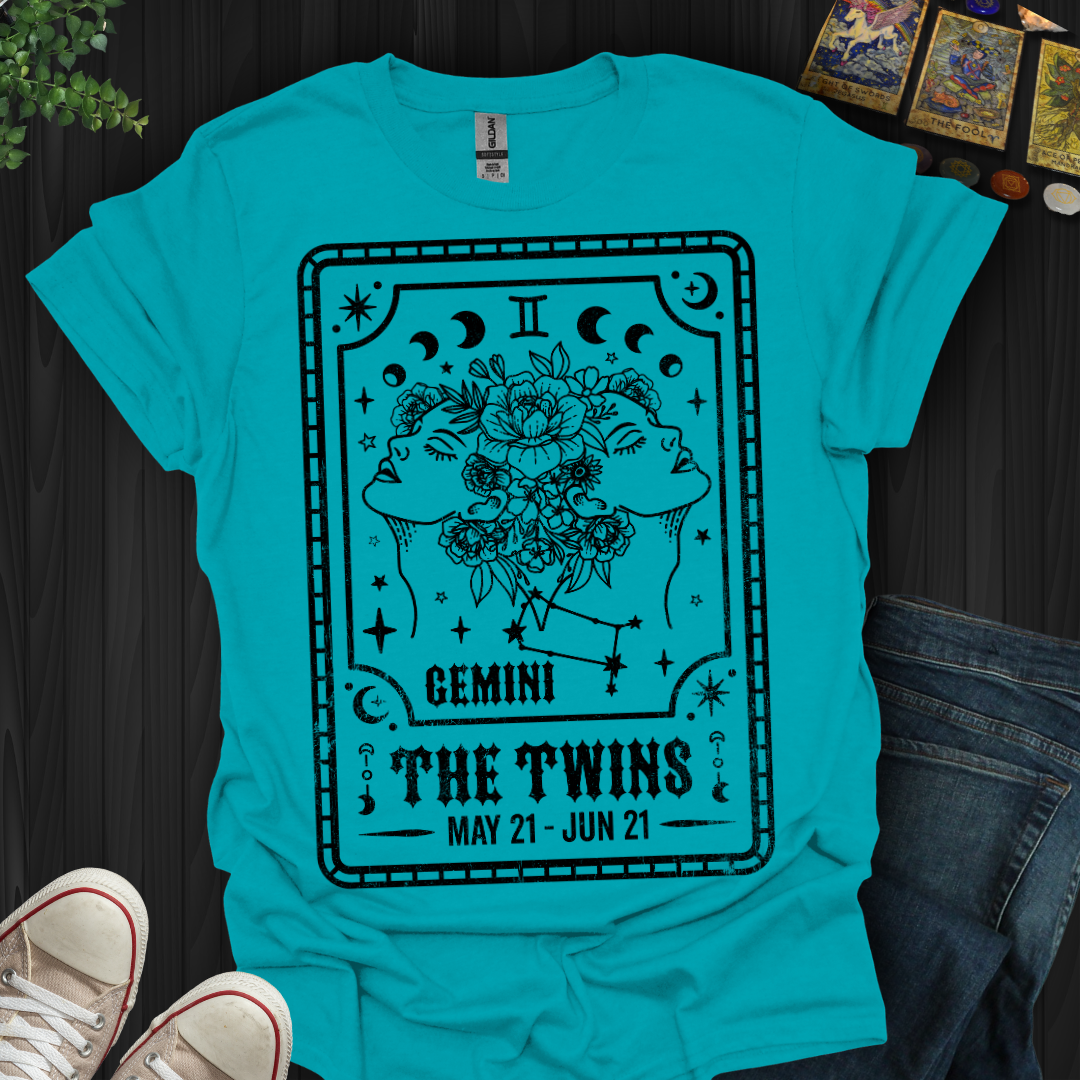 Gemini: The Cosmic Twin Flame T-Shirt