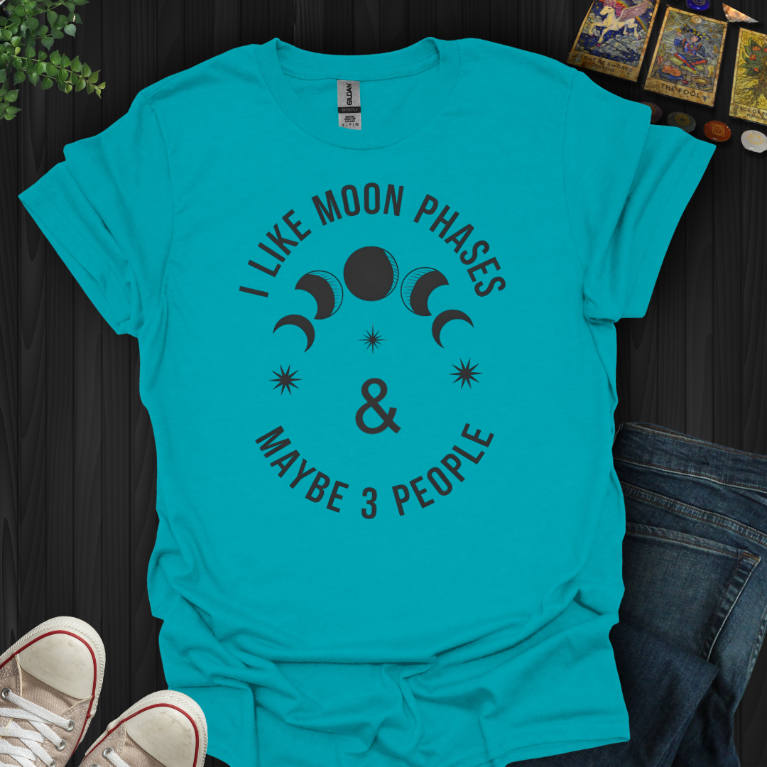 Moon Vibes Over People T-Shirt